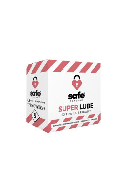 5 préservatifs Safe Super Lube