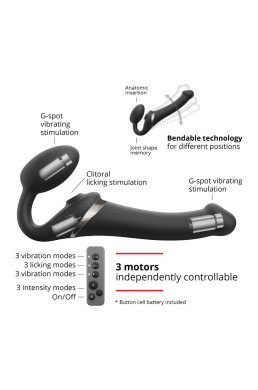 Strap-on-me Multi Orgasm noir XL