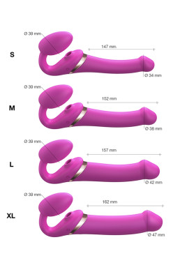 Strap-on-me Multi Orgasm Fuchsia L