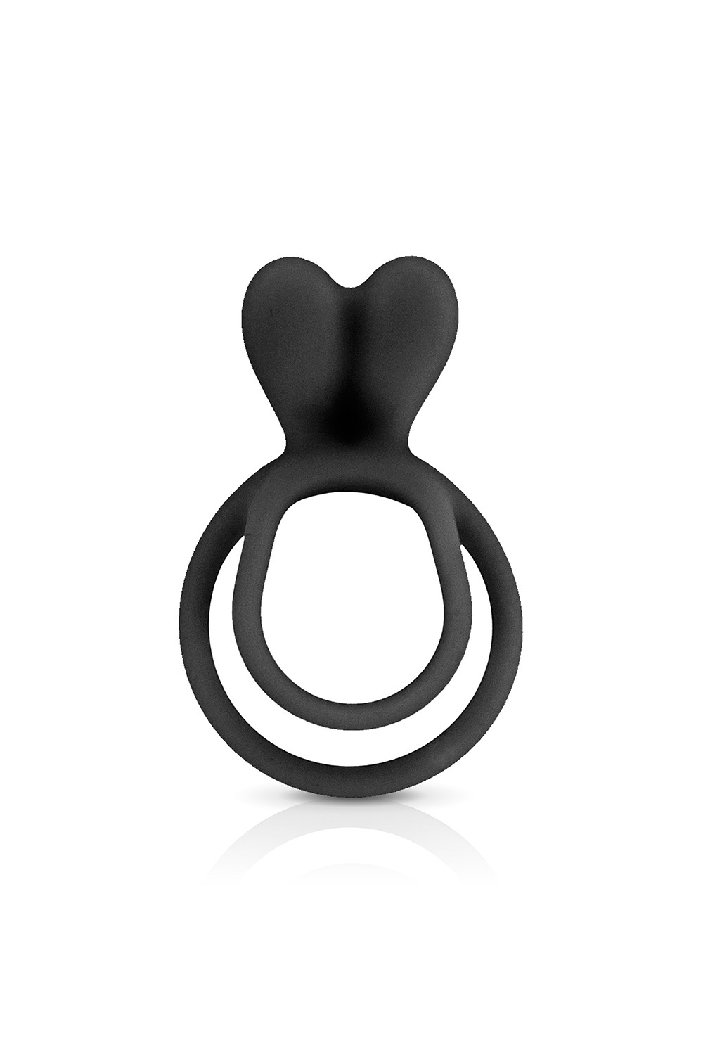 Double Cockring noir Glamy Double Cockring noir Glamy