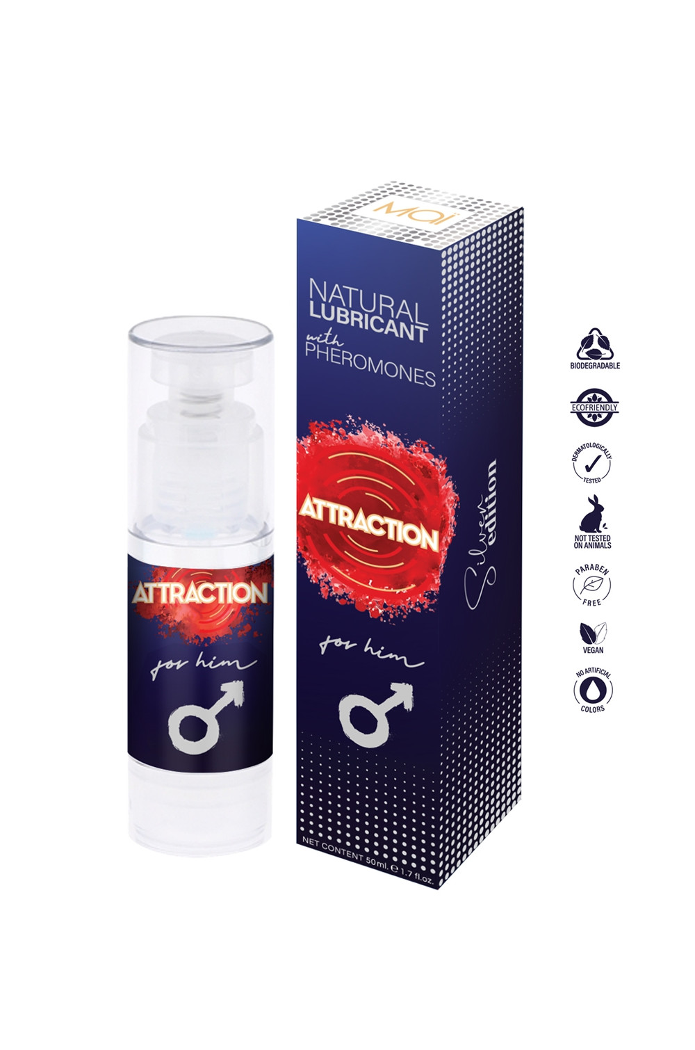 Lubrifiant naturel aux phéromones pour homme - Attraction Lubrifiant naturel aux phéromones pour homme - Attraction