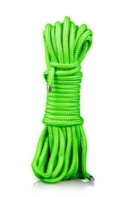 Corde de bondage phosphorescente 10m - Ouch