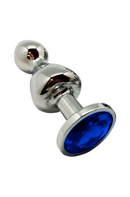 Plug bijou Lollypop bleu M - Wooomy