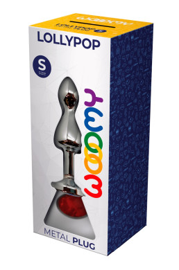 Plug bijou Lollypop rouge S - Wooomy