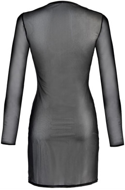 Robe tulle noir V-10639 - Axami