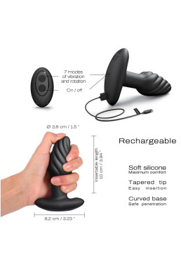 Plug anal rotatif Spin Plug - Dorcel