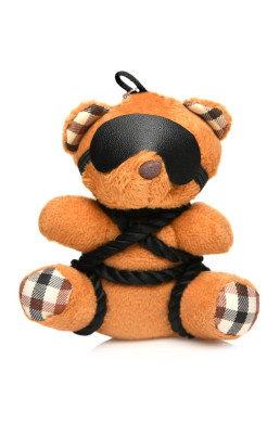 Porte-clés Teddy Bear en tenue Bondage