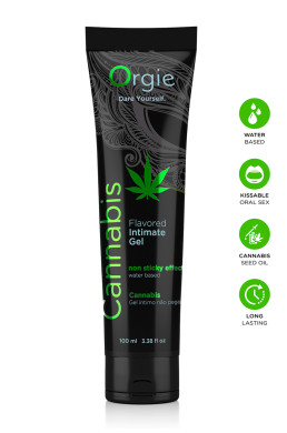 Lubrifiant eau Lube Tube Cannabis 100ml