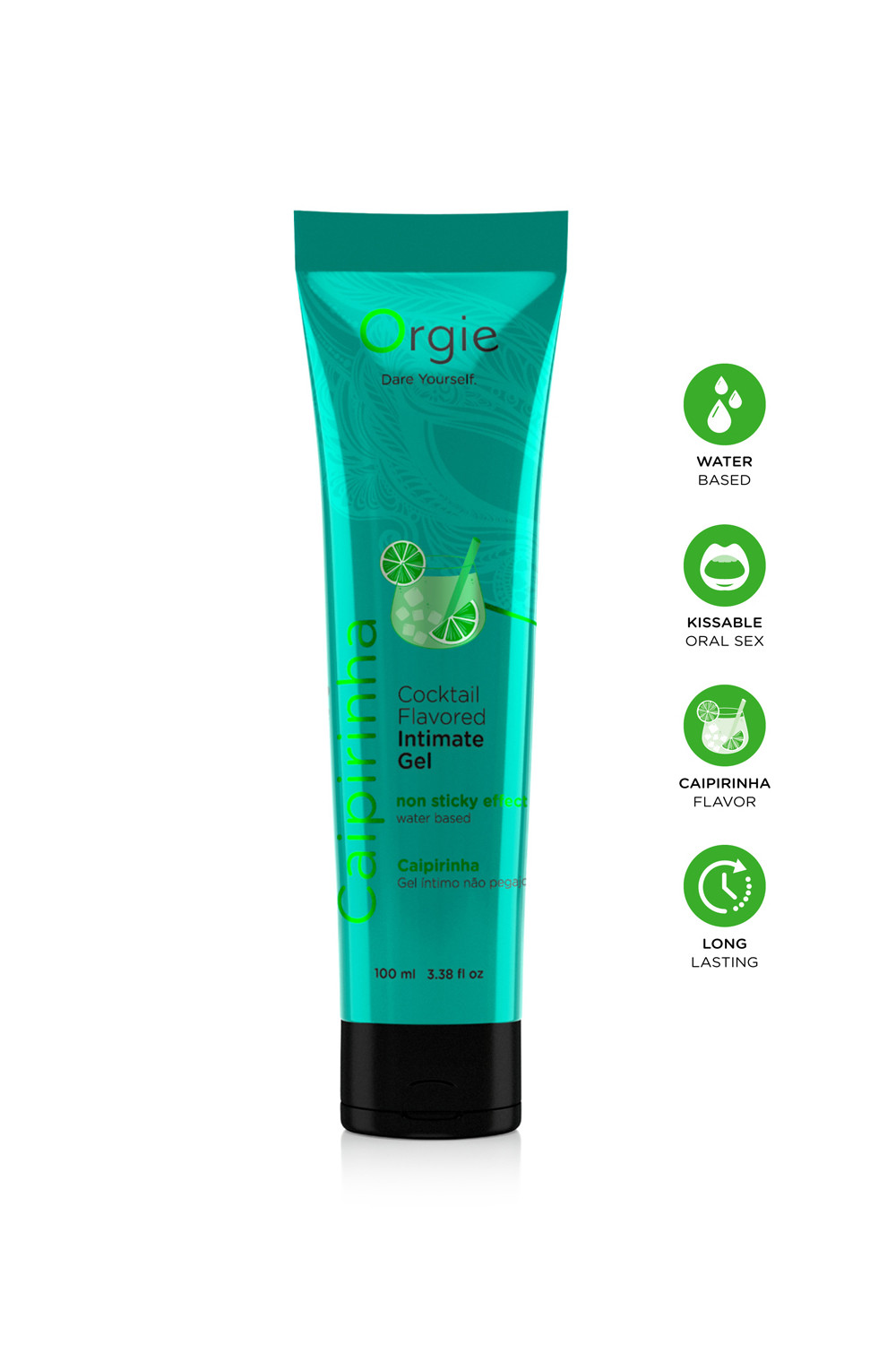 Gel intime Lube Tube Cocktail Caipirinha 100ml Gel intime Lube Tube Cocktail Caipirinha 100ml