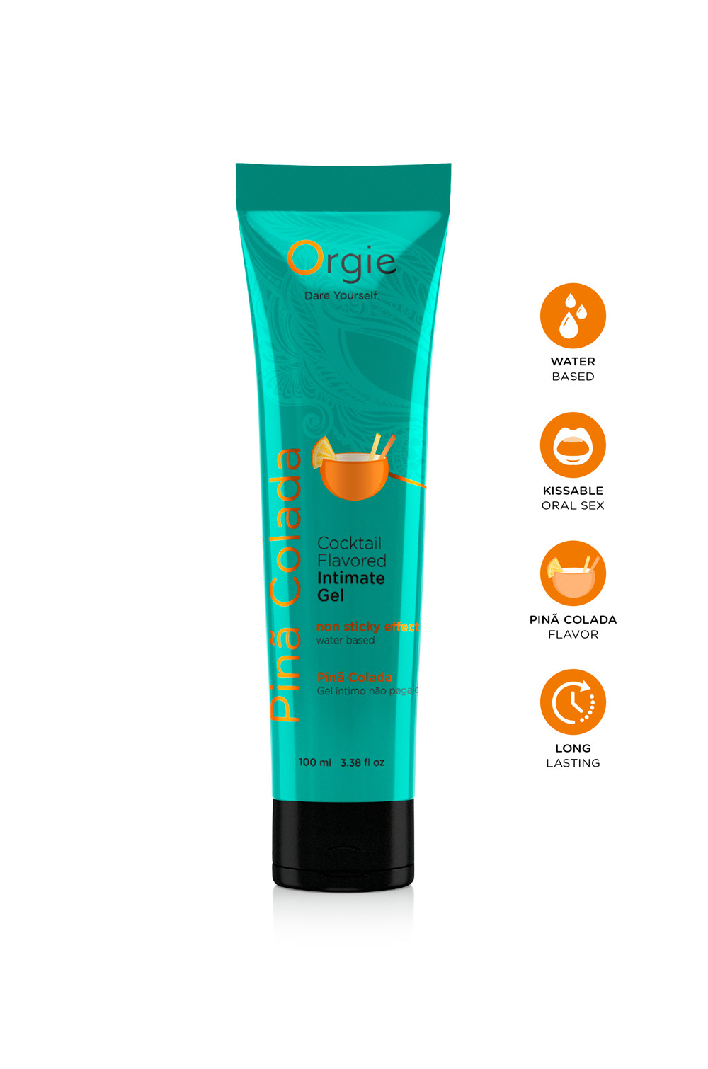 Gel intime Lube Tube Cocktail Pina Colada 100ml Gel intime Lube Tube Cocktail Pina Colada 100ml