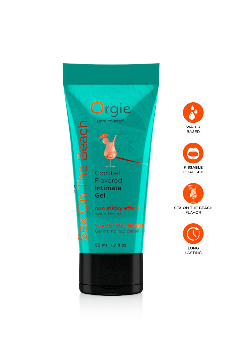 Gel intime Lube Tube Cocktail Sex On The Beach 50ml Gel intime Lube Tube Cocktail Sex On The Beach 50ml