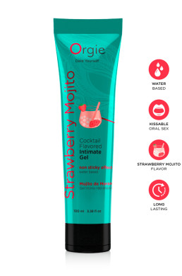 Gel intime Lube Tube Cocktail Fraise Mojito 100ml