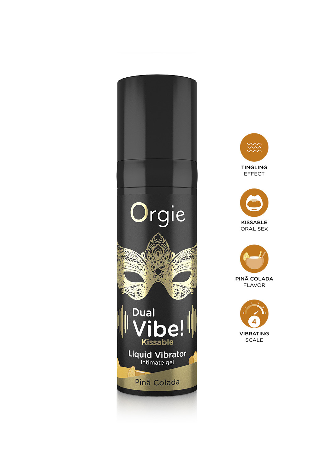 Gel d'excitation Dual Vibe Pina Colada Liquid Vibrator Gel d'excitation Dual Vibe Pina Colada Liquid Vibrator