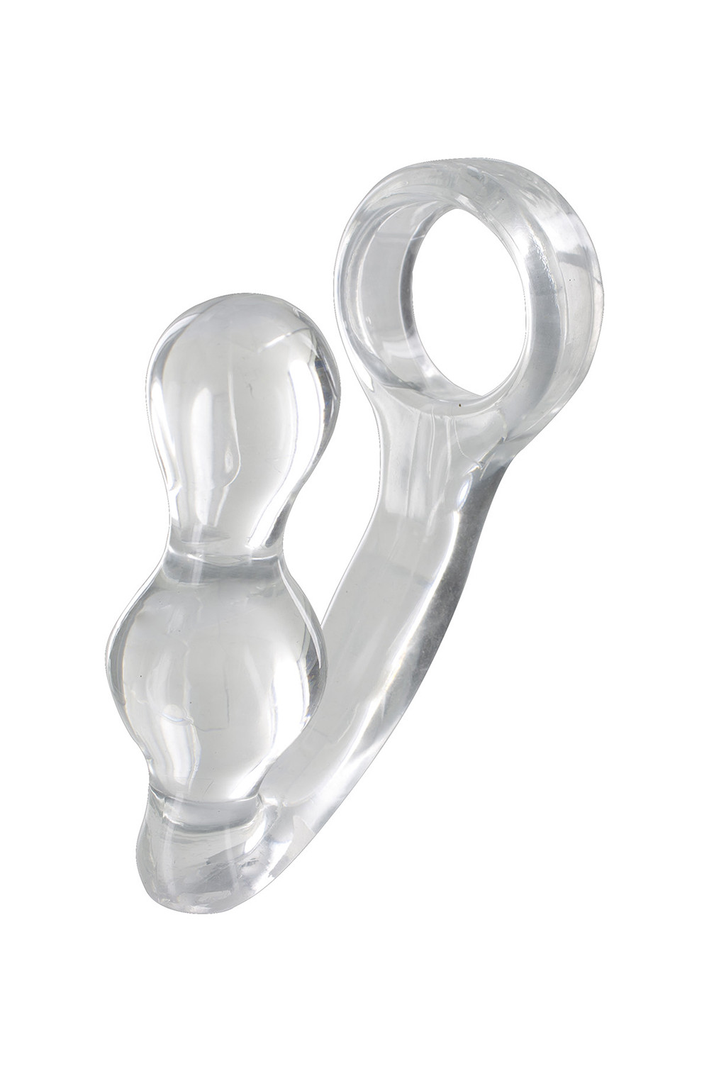 Stimulateur de prostate et cockring transparent Stimulateur de prostate et cockring transparent