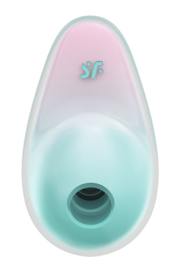 Stimulateur Pixie Dust air pulsé et vibrations - rose et menthe