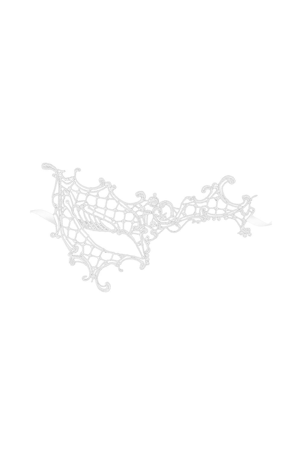 Loup blanc Croissant de lune - Makarade Loup blanc Croissant de lune - Makarade