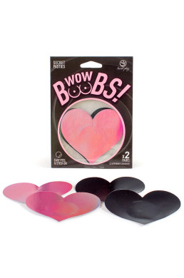 Cache-tétons coeur Wow Boobs - Secret Play