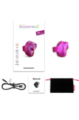 Stimulateur clitoridien Kisscool fuchsia - Love to Love