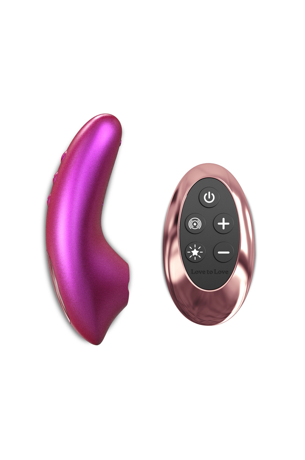 Masseur clitoridien télécommandé Dreamer Iridescent Berry - Love to Love Masseur clitoridien télécommandé Dreamer Iridescent Berry - Love to Love