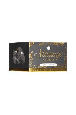 Bougie de massage érotique vanille 100g - Le Désir