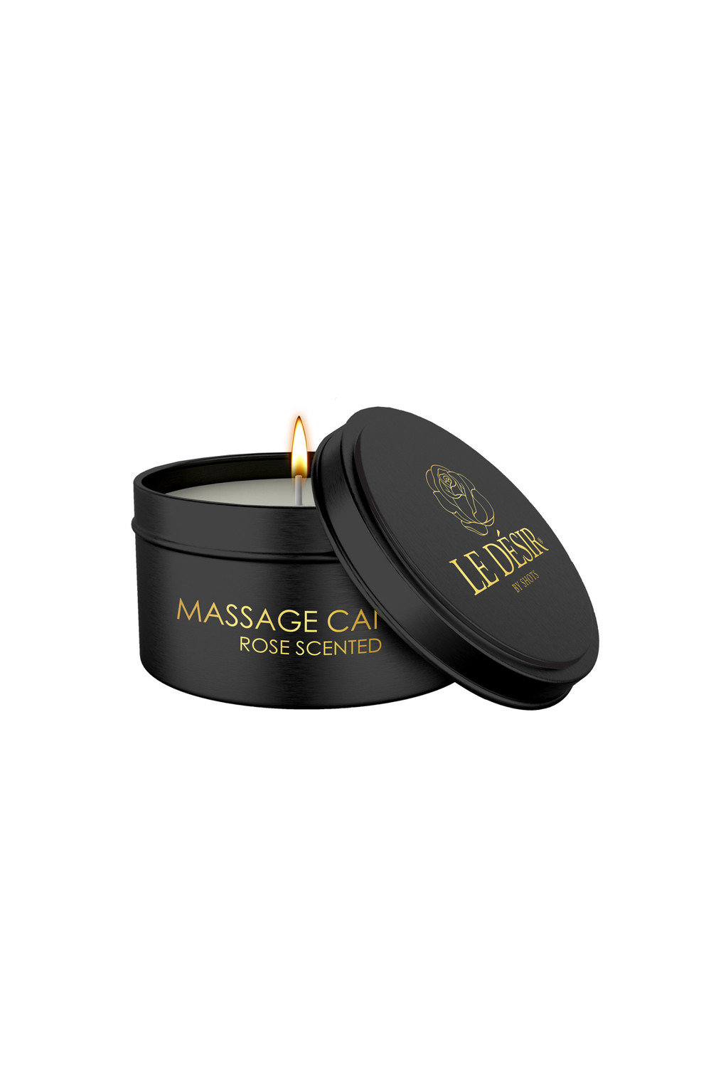 Bougie de massage érotique rose 100g - Le Désir Bougie de massage érotique rose 100g - Le Désir