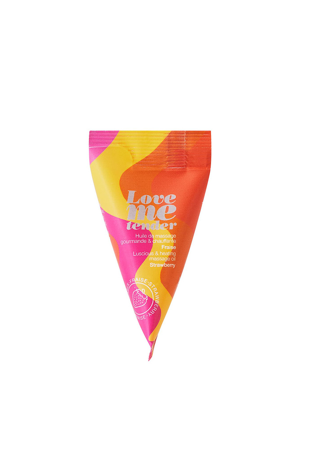 Berlingot huile massage comestible Fraise Berlingot huile massage comestible Fraise