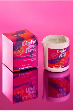 Bougie de massage Fleur de lotus - Love to Love