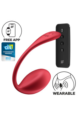 Oeuf vibrant connecté Shiny Petal red - Satisfyer