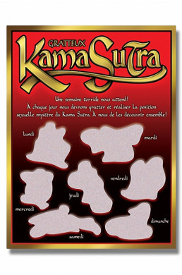 Carte à gratter Kama Sutra