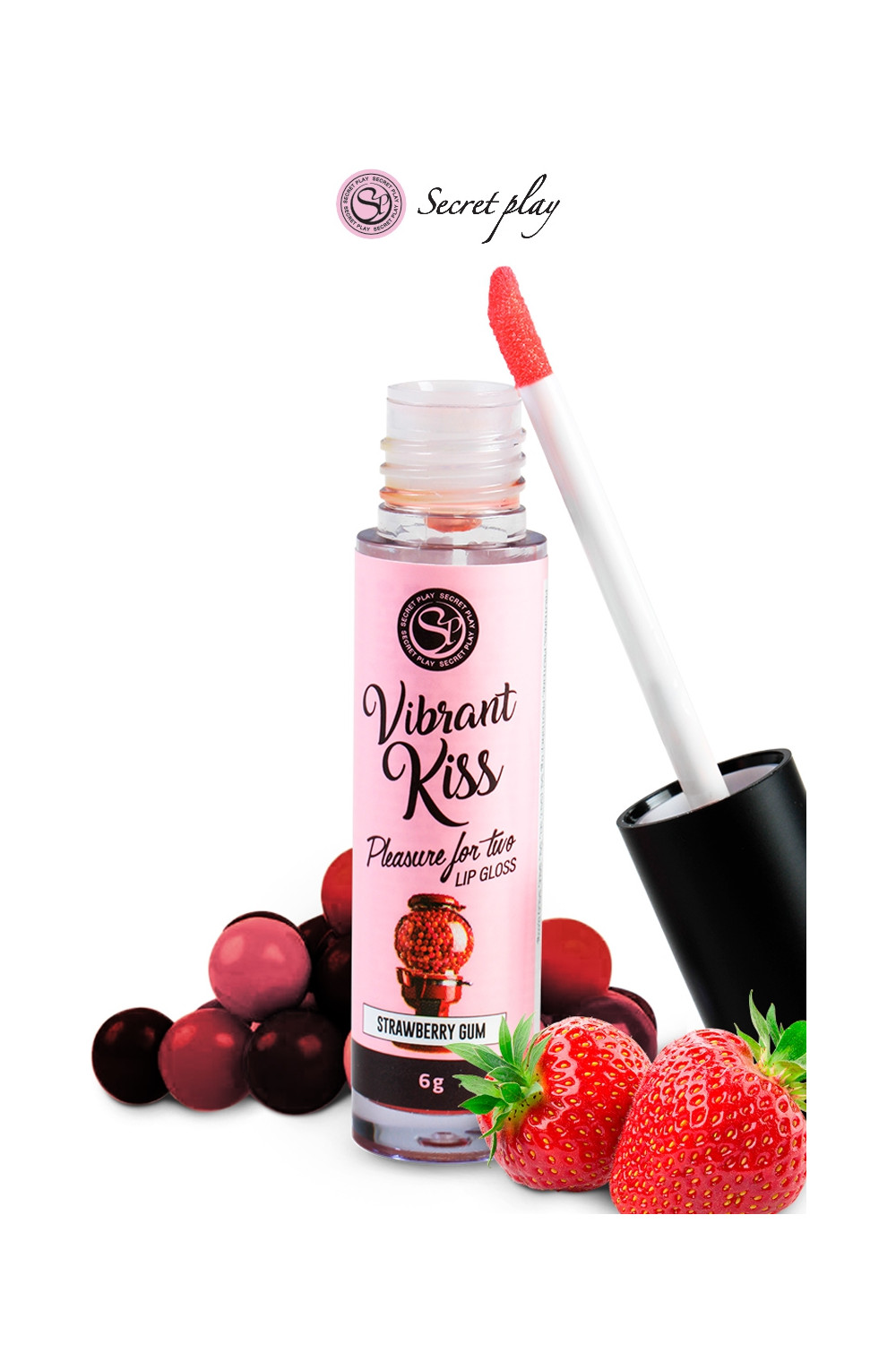 Brillant à lèvres stimulant - fraise bonbon Brillant à lèvres stimulant - fraise bonbon
