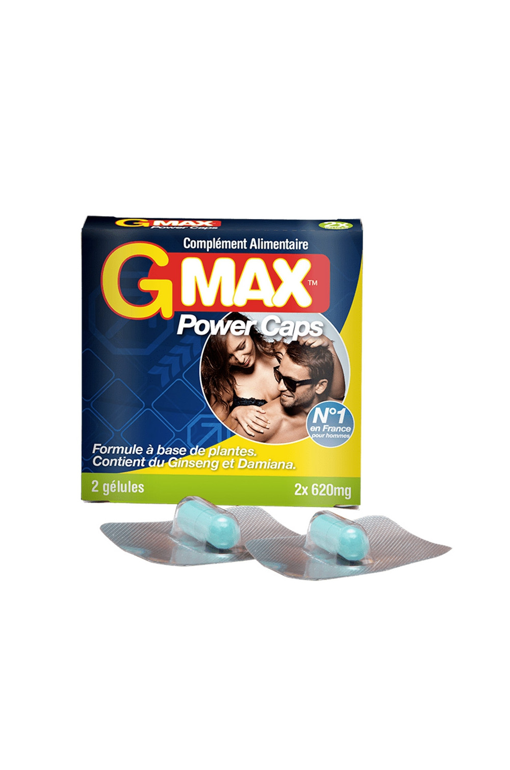 G-Max Power Caps Homme (2 gélules)