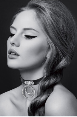 Collier Fetish avec double  anneau - Bijoux pour Toi