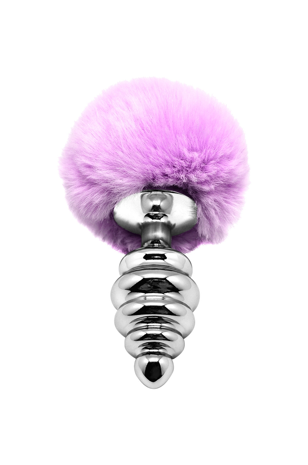 Plug métal Fluffy Twist L mauve - Alive Plug métal Fluffy Twist L mauve - Alive