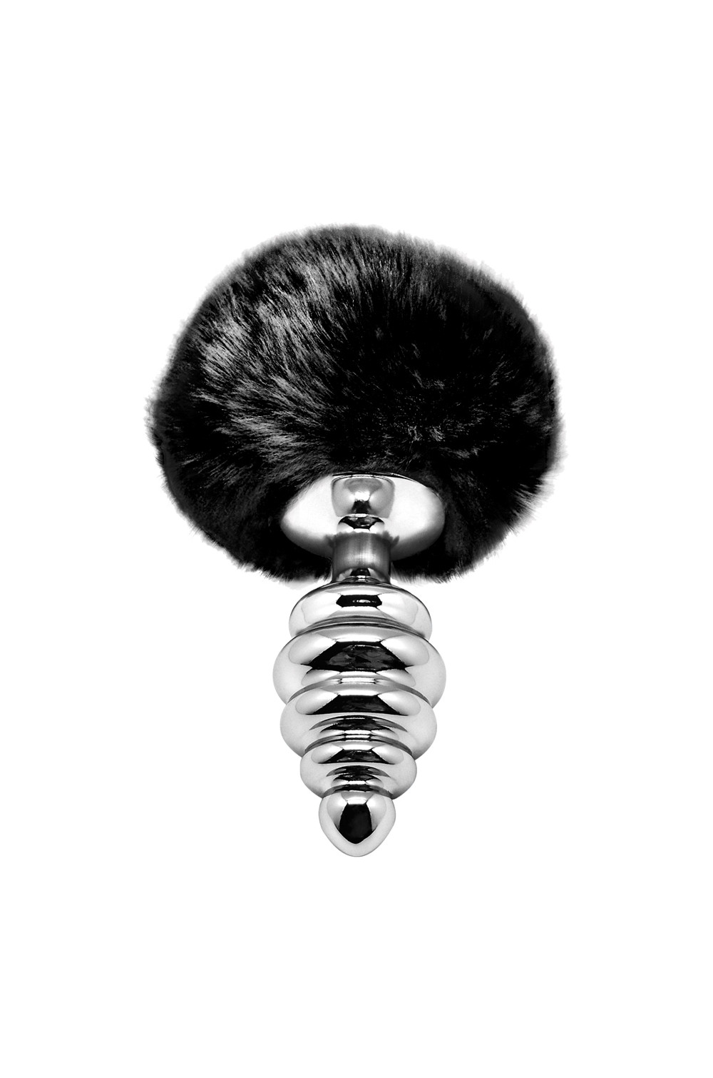 Plug métal Fluffy Twist M noir - Alive Plug métal Fluffy Twist M noir - Alive