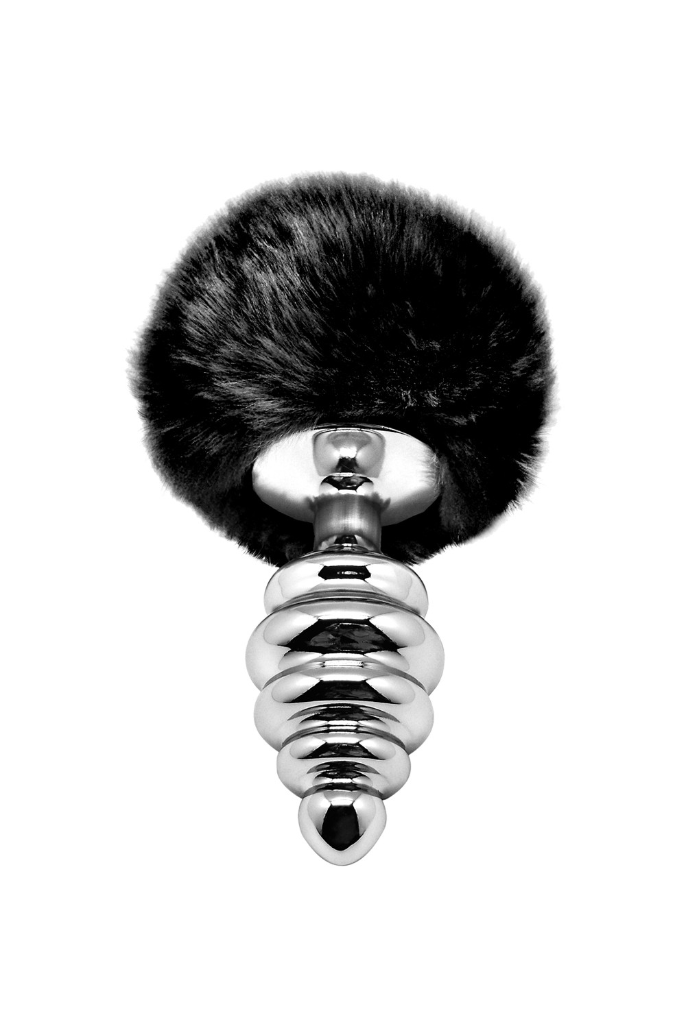 Plug métal Fluffy Twist L noir - Alive Plug métal Fluffy Twist L noir - Alive