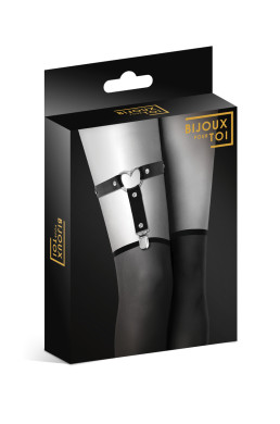 Jarretière réglable avec coeur