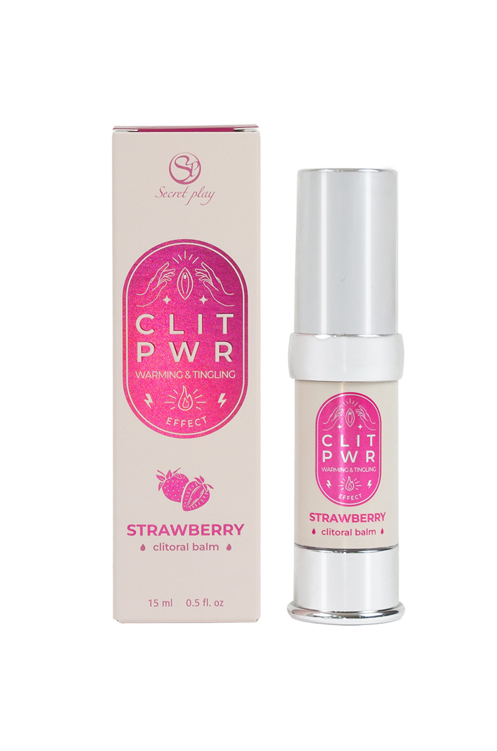 Baume pour clitoris Clit Pwr Fraise