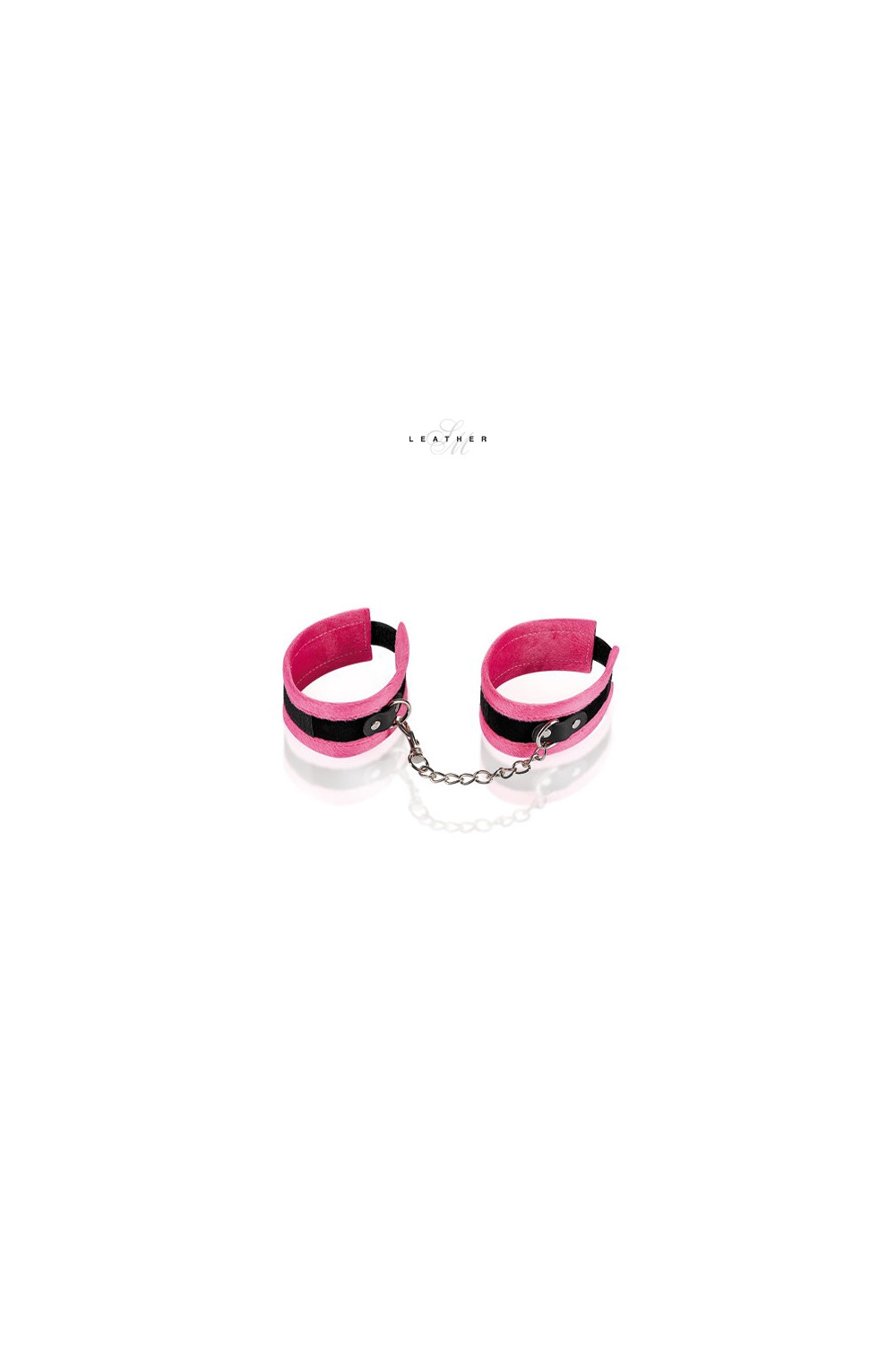 Menottes de chevilles rose et noir
