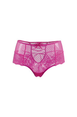 Tanga sexy rose à laçage