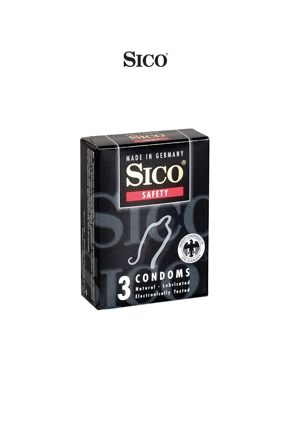 3 préservatifs Sico SAFETY