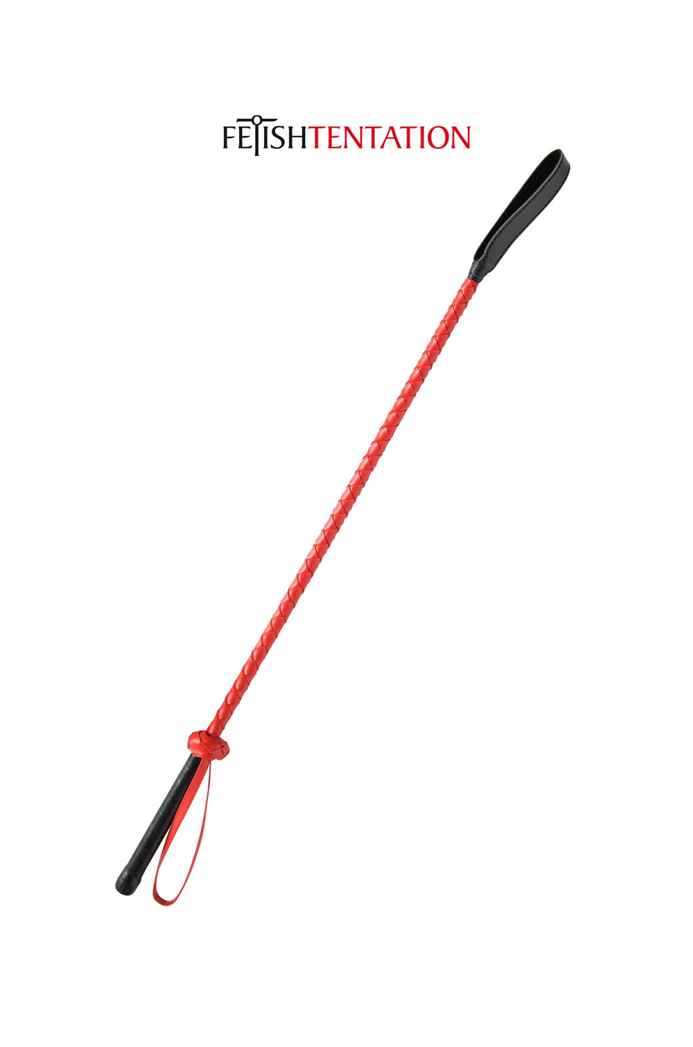 Cravache noir et rouge - Fetish Tentation