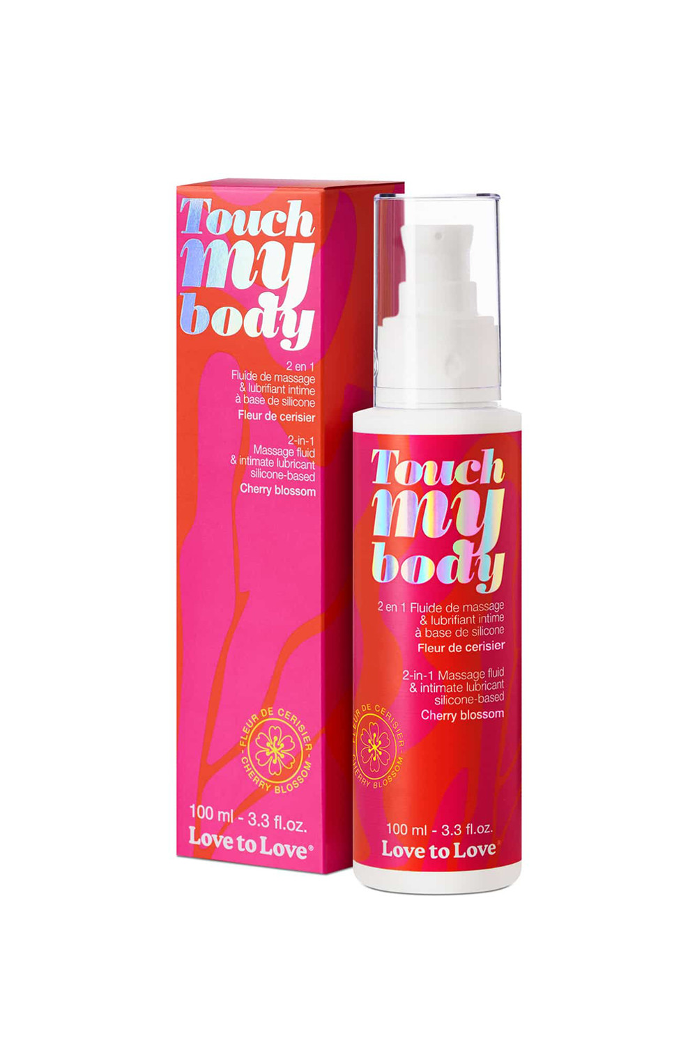 Fluide massage & lubrifiant - cerisier