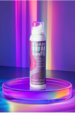 Mousse massage crépitante - barbe à papa