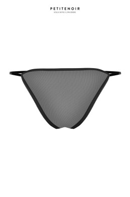 Slip échancré tulle et broderies