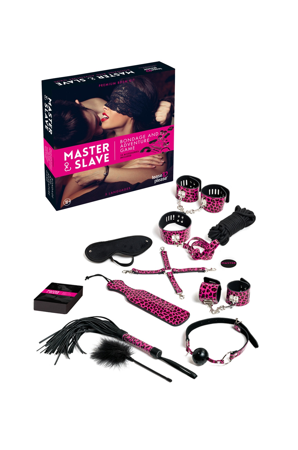 Jeu de bondage Master & Slave - rose