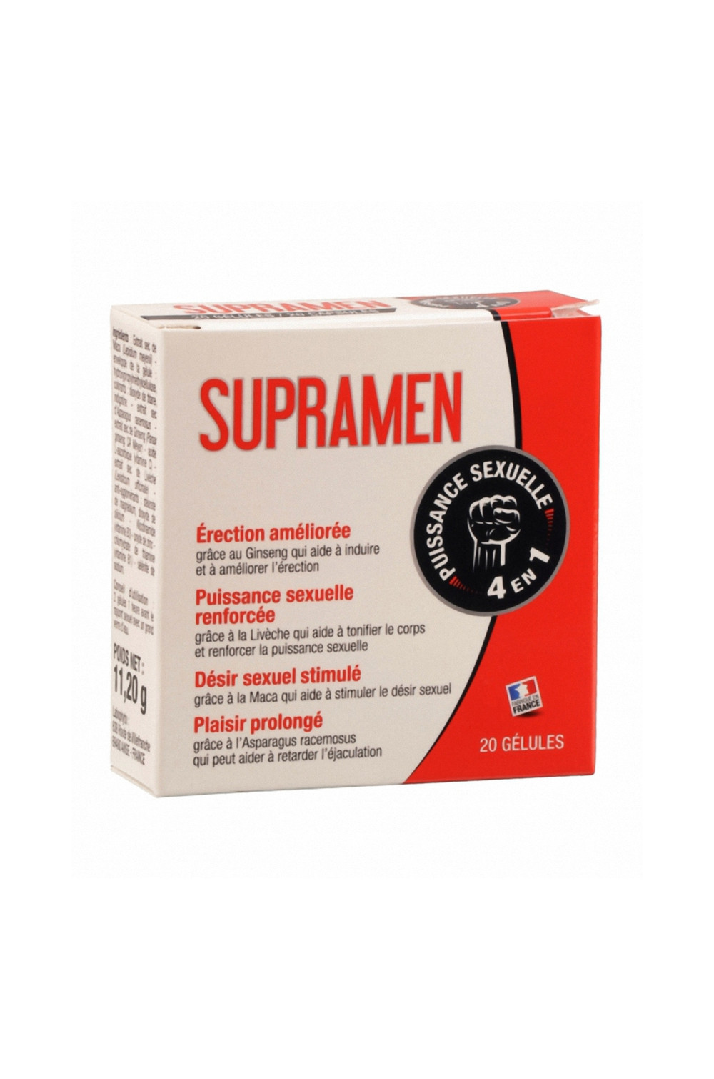 Supramen (20 gélules) - Aphrodisiaque