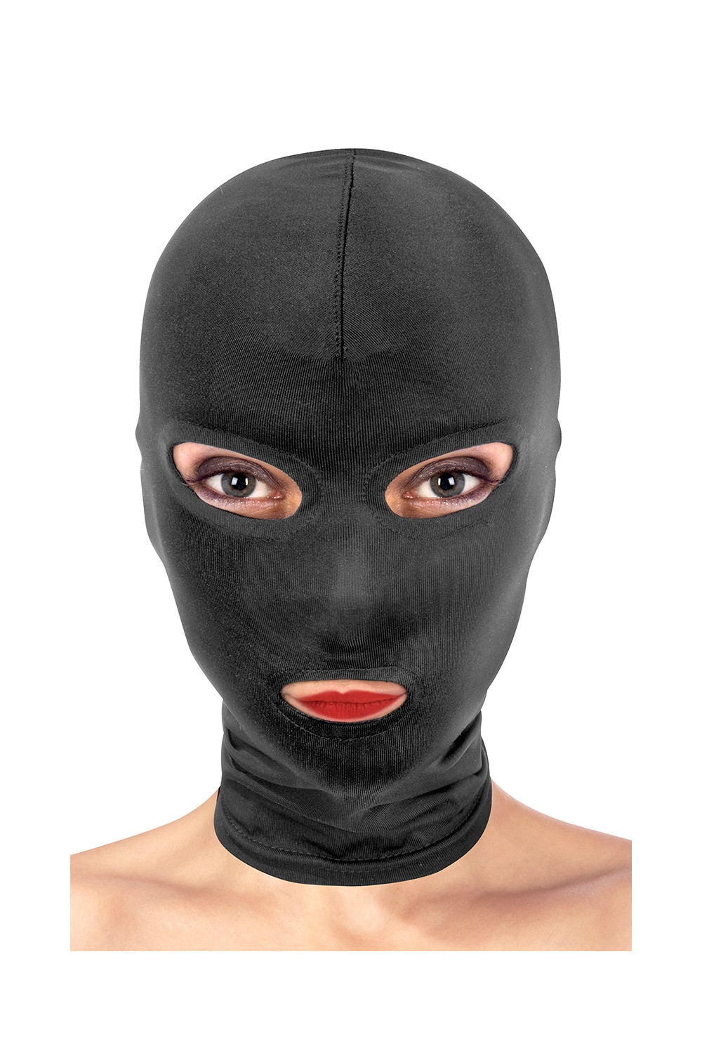 Cagoule BDSM 3 ouvertures - Fetish Tentation