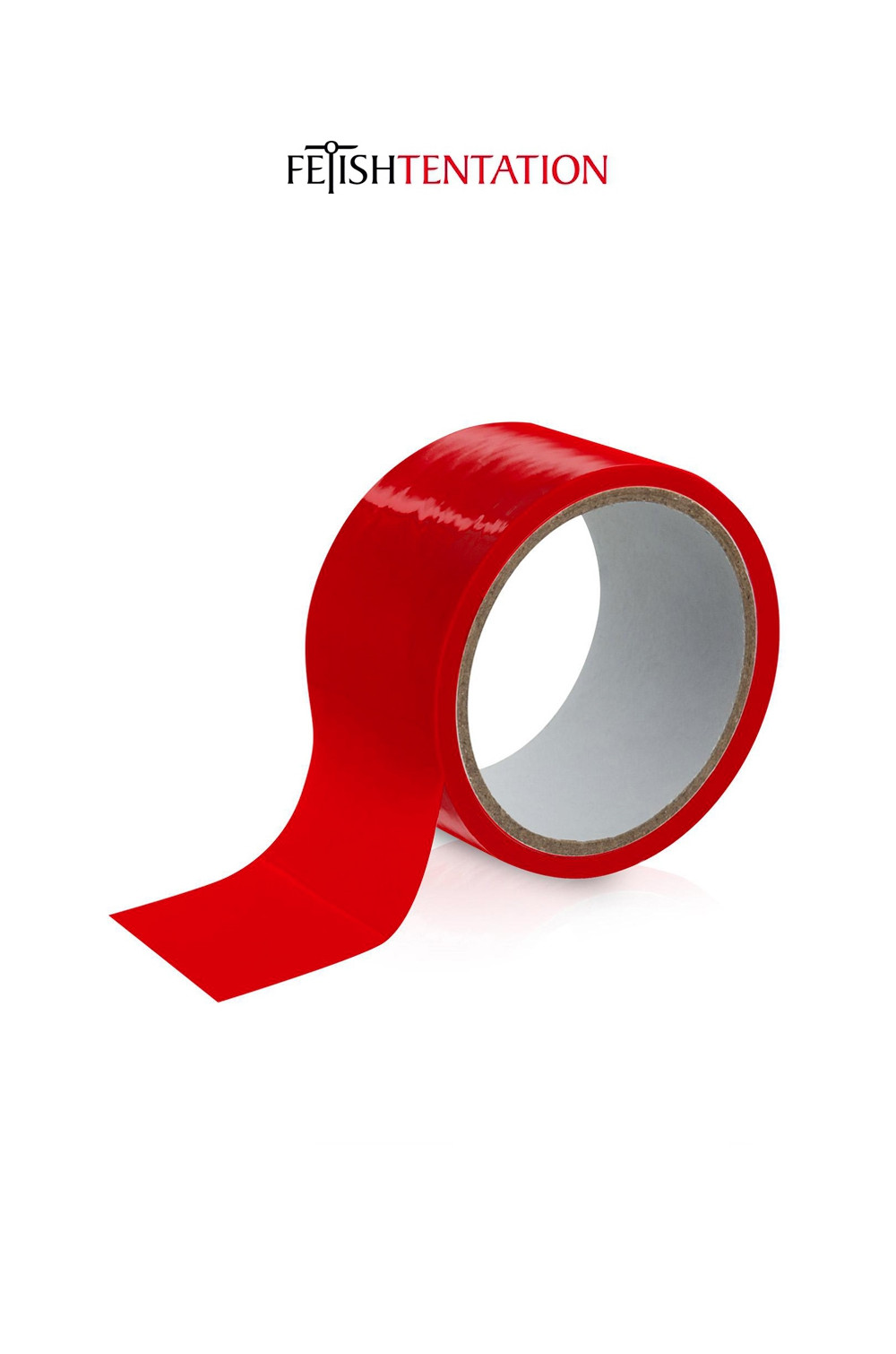 Ruban de soumission rouge 15m - Fétish Tentation Ruban de soumission rouge 15m - Fétish Tentation