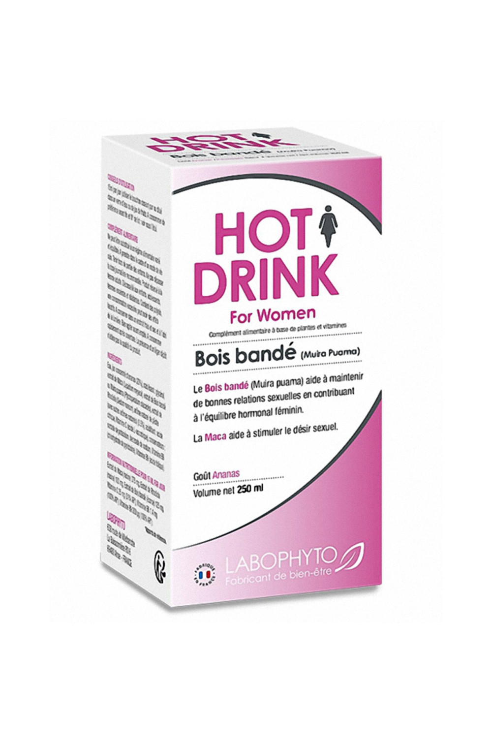 HOT DRINK Femme bois bandé 250 ml