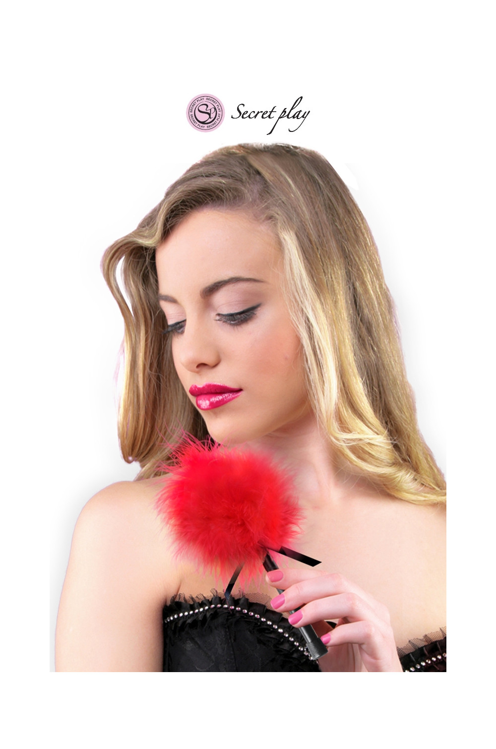 Plumeau 18 cm rouge - Secret Play